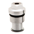 Burly, 39mm fork spring preload adjusters. Clear anodized