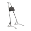 Burly, sissy bar. 20" chrome, with backrest pad — 06-17 Dyna (NU)