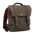Burly Roll Top backpack bag dark oak