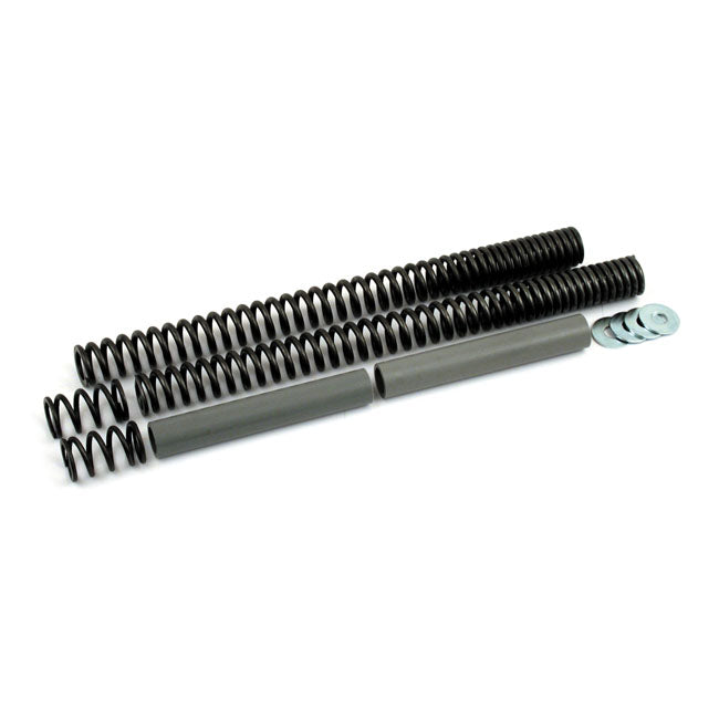 Burly fork lowering kit — 84-17 Softail (Excl. FXSB); 79-01 FLT/FLH; 80-86 FXWG; 93-05 FXDWG; 02-13 FLHR; 05-13 FLT/Touring (Excl. cartridge models) (NU)