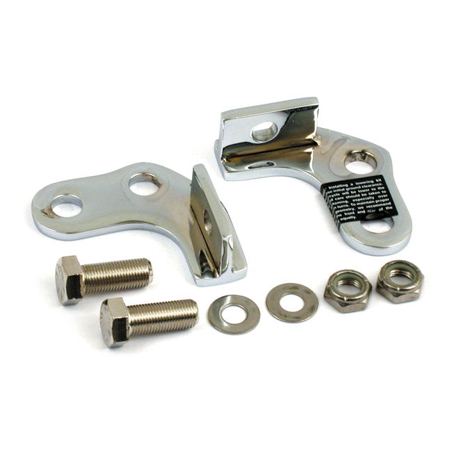 Burly, rear lowering kit. Black — 00-03 XL Sportster (NU) (Excl. Hugger & custom)