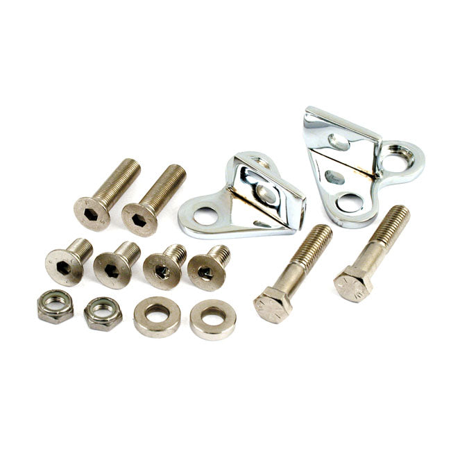 Burly, rear lowering kit. Black — 85-96 FLT/Touring (NU)