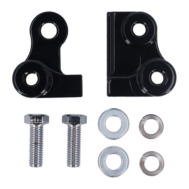 Burly, rear lowering kit. Black — 06-17 Dyna (Excl. 12-16 FLD) (NU)
