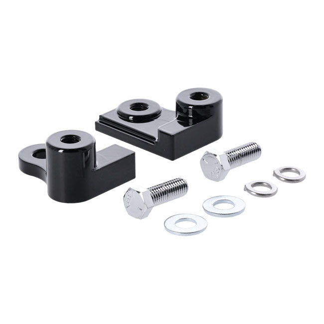 Burly, rear lowering kit. Black — 06-17 Dyna (Excl. 12-16 FLD) (NU)