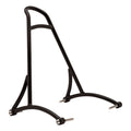 Burly, sissy bar. 13" black, no backrest pad — 04-22 XL Sportster (Excl. 16-20 (NU) XL1200CX)