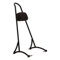 Burly, sissy bar. 20" black, with backrest pad — 04-22 XL Sportster (Excl. 16-20 (NU) XL1200CX)