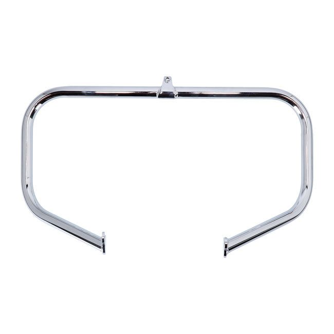 Front engine guard, chrome — 09-25 FLT/Touring (excl. FLTR Road Glides; models with fairing lowers and 23-25 FLHXSE; 24-25 FLHX; 2025 FLHXU); 09-25 Trikes