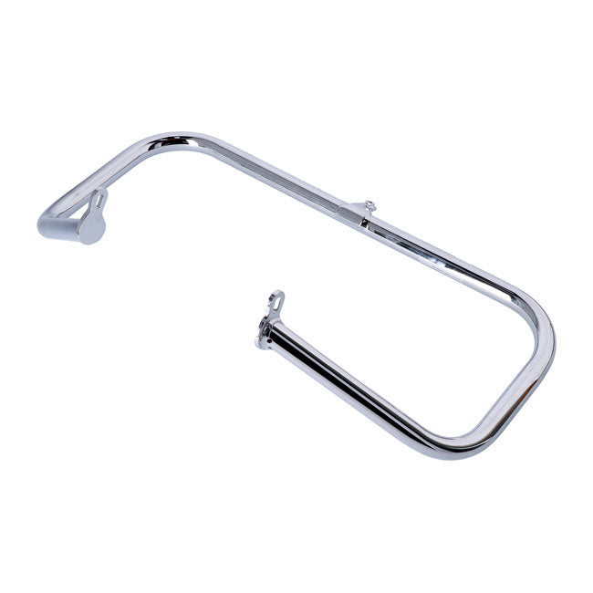 Front engine guard, chrome — 09-25 FLT/Touring (excl. FLTR Road Glides; models with fairing lowers and 23-25 FLHXSE; 24-25 FLHX; 2025 FLHXU); 09-25 Trikes