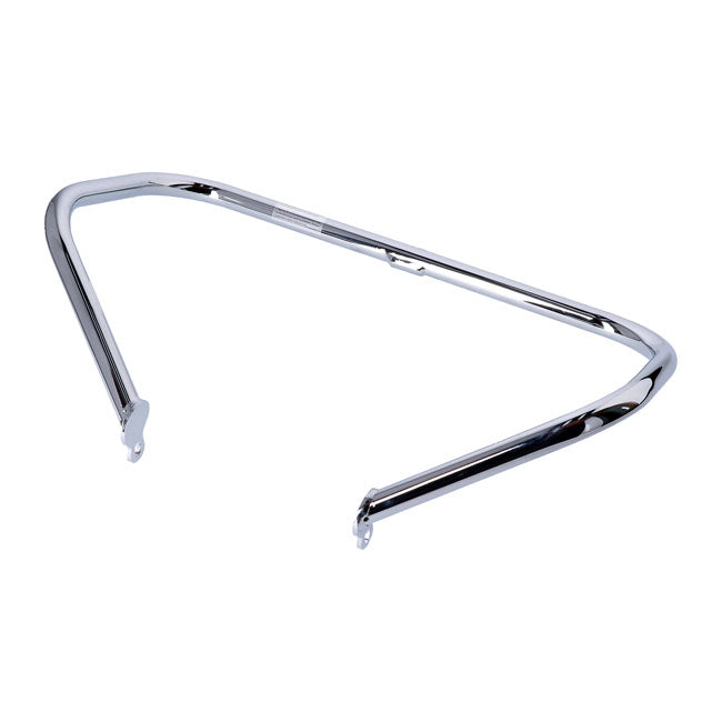 Front engine guard, chrome — 09-25 FLT/Touring (excl. FLTR Road Glides; models with fairing lowers and 23-25 FLHXSE; 24-25 FLHX; 2025 FLHXU); 09-25 Trikes