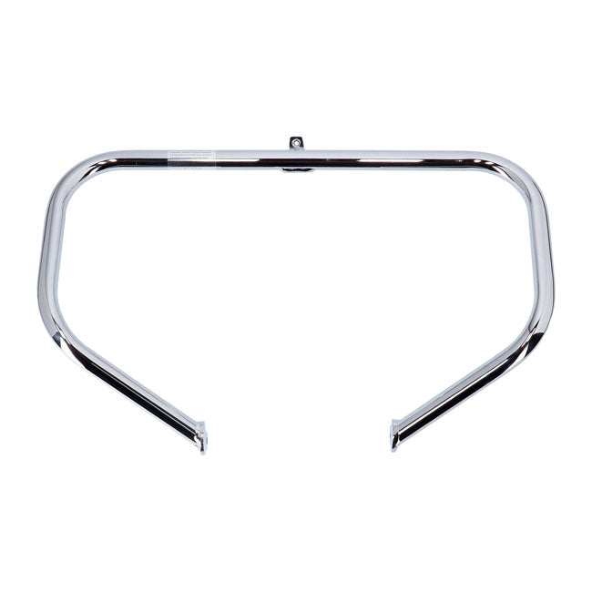 Front engine guard, chrome — 09-25 FLT/Touring (excl. FLTR Road Glides; models with fairing lowers and 23-25 FLHXSE; 24-25 FLHX; 2025 FLHXU); 09-25 Trikes