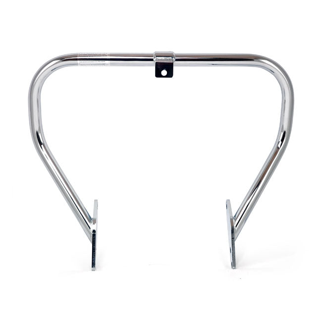 Front engine guard kit, chrome — 91-05 Dyna with mid-controls (NU)