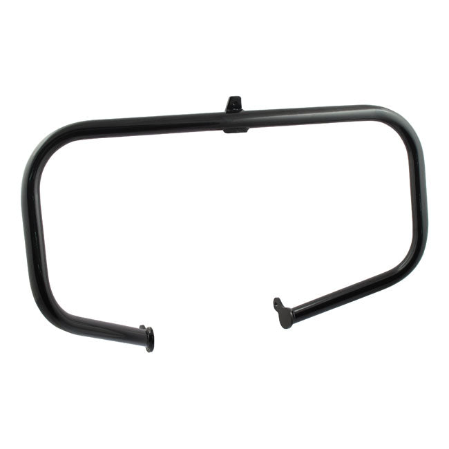 Front engine guard, black — 09-25 FLT/Touring (excl. FLTR Road Glides; models with fairing lowers and 23-25 FLHXSE; 24-25 FLHX; 2025 FLHXU); 09-25 Trikes