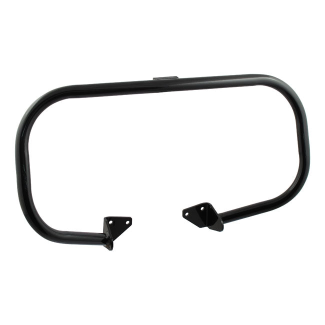 Front engine guard kit, black — 06-17 Dyna with mid & forward controls (NU)