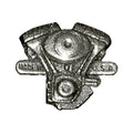 Biker pins V-Twin engine pin