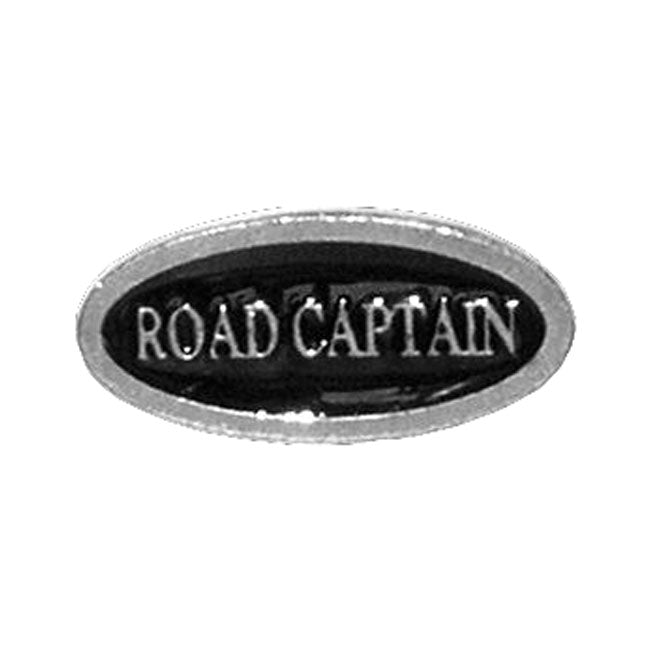 Biker pins Road captain title pin