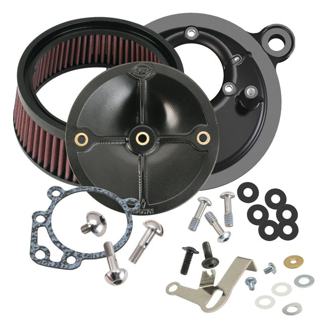S&S Stealth, air cleaner kit without cover — 99-06 Twin Cam with S&S SuperE/G carburetor (NU)