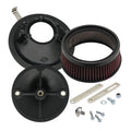 S&S Stealth, air cleaner kit without cover — 36-92 Big Twin; 57-90 XL Sportster with Super E/G carburetor (NU)