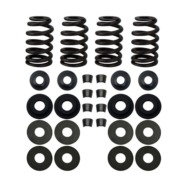 S&S, Street Performance valve spring kit. .585" valve lift — 84-99 Evo Big Twin; 99-04 Twin Cam; 86-03 XL Sportster; 91-02 Buell (NU)