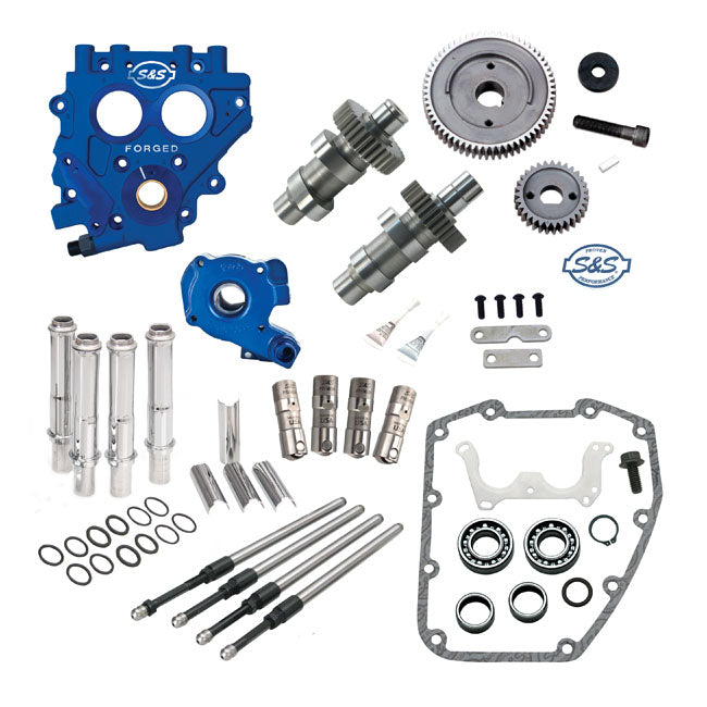 S&S, complete cam chest kit with gear drive 510G cams — 99-06 Twin Cam (Excl. 2006 Dyna) (NU)