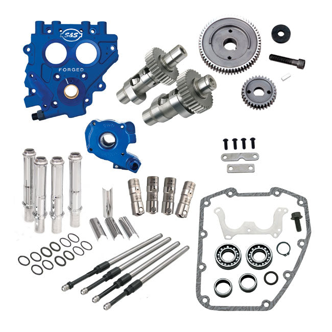 S&S, complete cam chest kit with gear drive 551GE cams — 99-06 Twin Cam (Excl. 2006 Dyna) (NU)