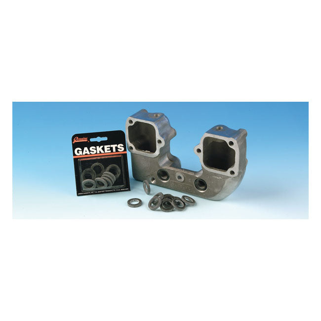 James, pushrod cover seal kit. Rubber — 36-47 Knucklehead; 57-E79 XL Sportster (NU)
