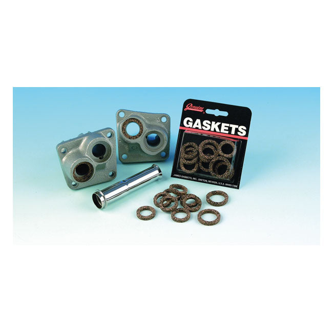 James, pushrod cover seal kit. Cork — 48-65 Panhead; 66-E79 Shovelhead (NU)