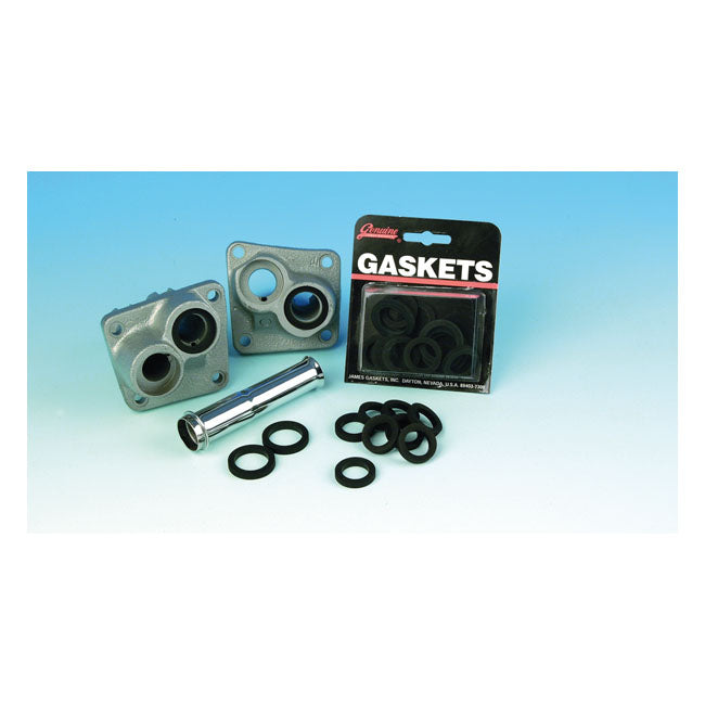 James, pushrod cover seal kit. Rubber — 48-65 Panhead; 66-E79 Shovelhead (NU)