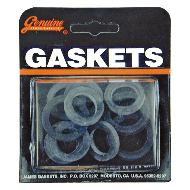 James, pushrod cover seal kit. Rubber — 48-65 Panhead; 66-E79 Shovelhead (NU)