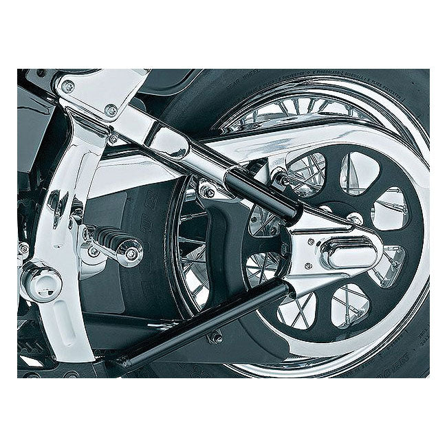 Kuryakyn, Boomerang covers. Chrome — 00-07 Softail (Excl. FXSTD; Fat Boy & Deluxe models) (NU)
