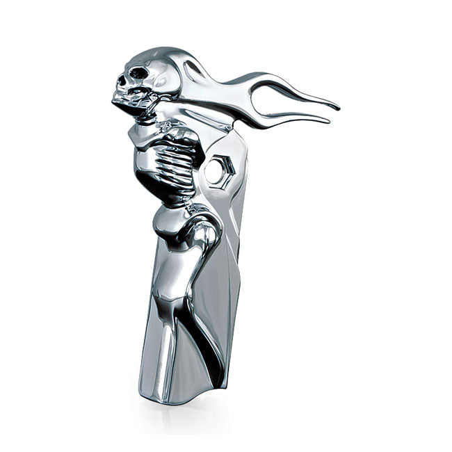Kuryakyn, Front shifter arm accent. Zombie. Chrome