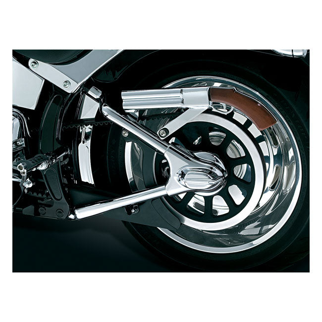 Kuryakyn, Phantom & swingarm cover kit. Chrome — 08-17 FLSTC; FLSTSE; 08-15 FXST; FXSTB; FXSTC; 12-17 FLSTN (NU)