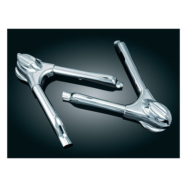Kuryakyn, Phantom & swingarm cover kit. Chrome — 08-17 FLSTC; FLSTSE; 08-15 FXST; FXSTB; FXSTC; 12-17 FLSTN (NU)