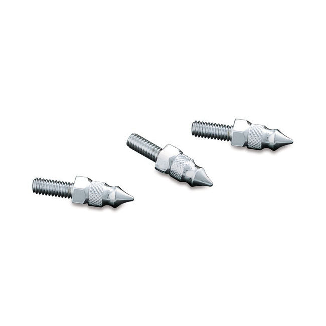 Kuryakyn, Windshield mount spikes. Chrome