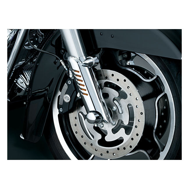 Kuryakyn, Lower leg deflector shields. Chrome