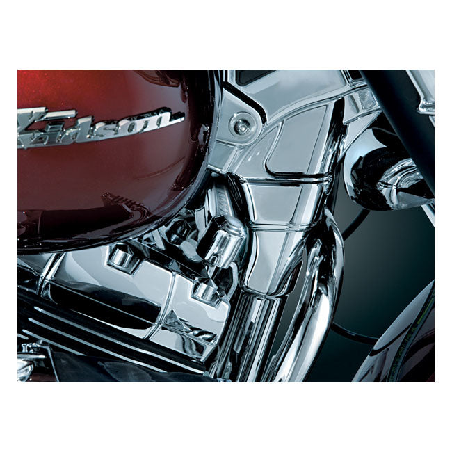 Kuryakyn, FLT stabilizer link cover. Chrome