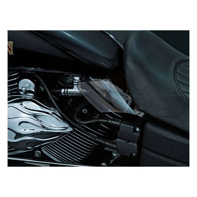 Kuryakyn, Saddle shield heat deflectors — 99-17 Dyna (NU)