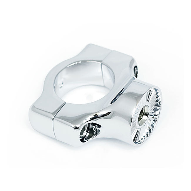 Kuryakyn, Mount clamp — 86-17 Softails (excl. 08-11 FXCW/C; 2009 FXSTSSE; 13-17 FXSB; 13-14 FXSBSE; 16-17 FXSE) without Kuryakyn swingarm covers