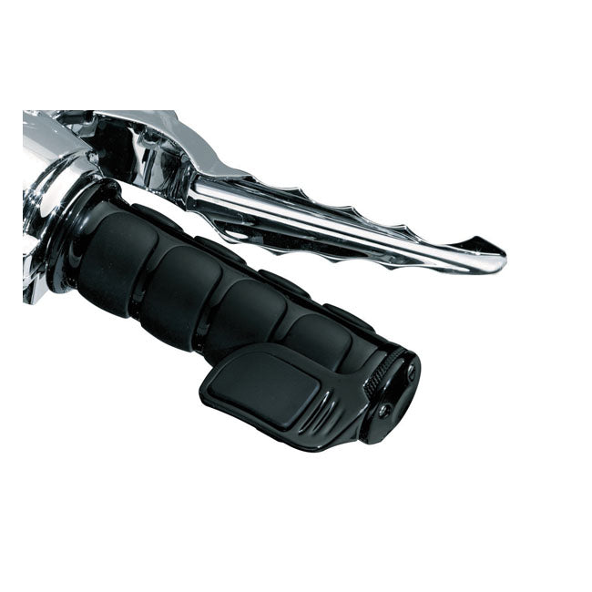 Kuryakyn, ISO contoured throttle boss. right. Black