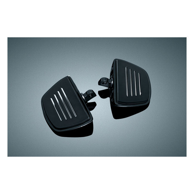 Kuryakyn, Premium mini floorboard set. Gloss black — All traditional H-D male mount. (Excl. rider/passenger on: 18-24 Softails; 20-21 Livewire; 15-20 XG; 10-21 XL1200X/XS; 11-20 XL1200C; 12-16 XL1200V)