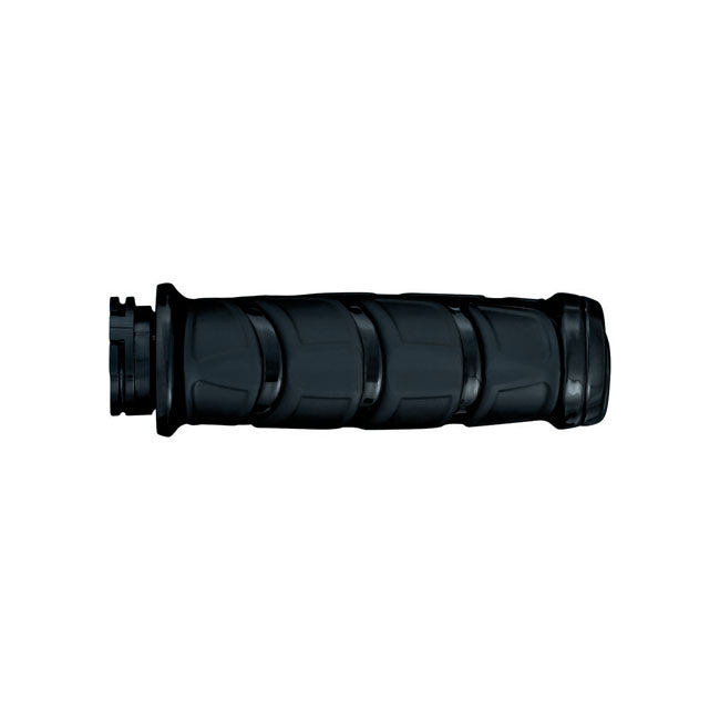 Kuryakyn, Kinetic grips — 08-25 H-D with e-throttle (excl. 2025 Softail; 11-17 Softail CVO models; 23-25 FLHXSE; 24-25 FLHX; 2025 FLHXU; 24-25 FLTRX; 18-25 FLTRXSE; 24-25 FLTRXSTSE; 21-25 RA Pan America & RH Sportster/Nightster models)