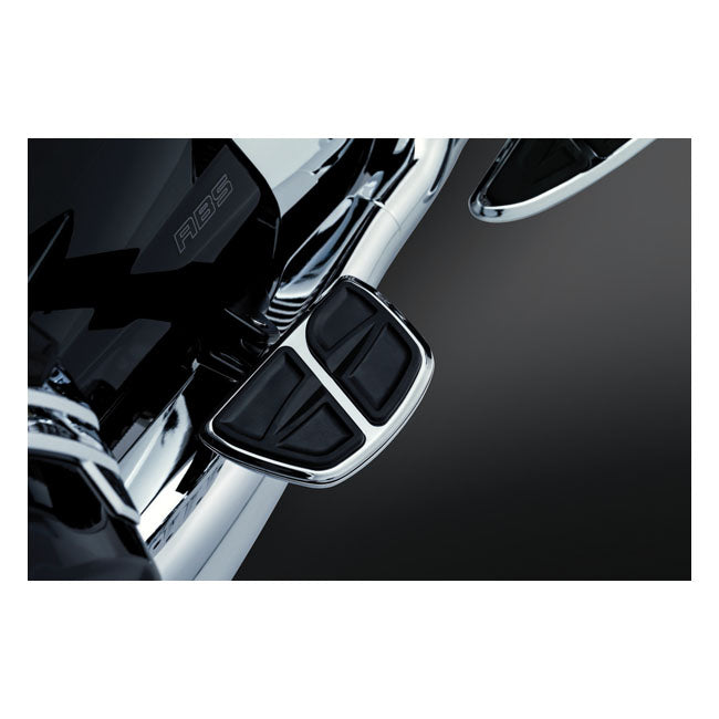 Kuryakyn, Kinetic mini floorboard set. Chrome — 542628