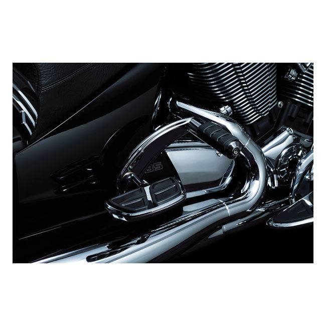 Kuryakyn, Kinetic mini floorboard set. Chrome — 542628