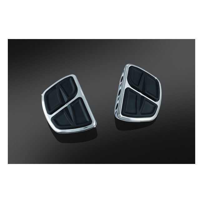 Kuryakyn, Kinetic mini floorboard set. Chrome — 542628