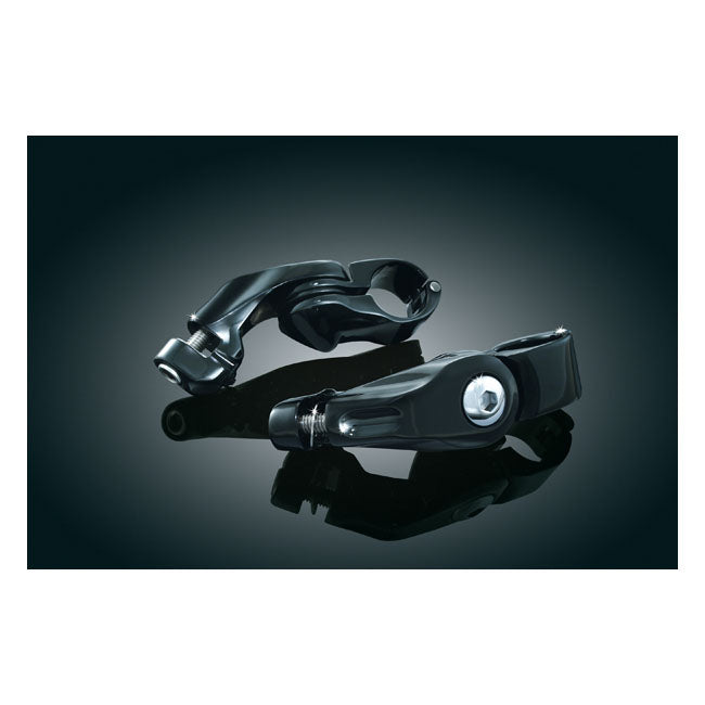 Kuryakyn, Tour-Tech cruise peg mounts. Short. Black