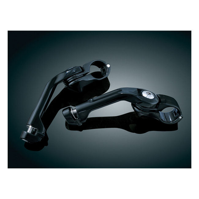 Kuryakyn, Tour-Tech cruise peg mounts. Long. Black