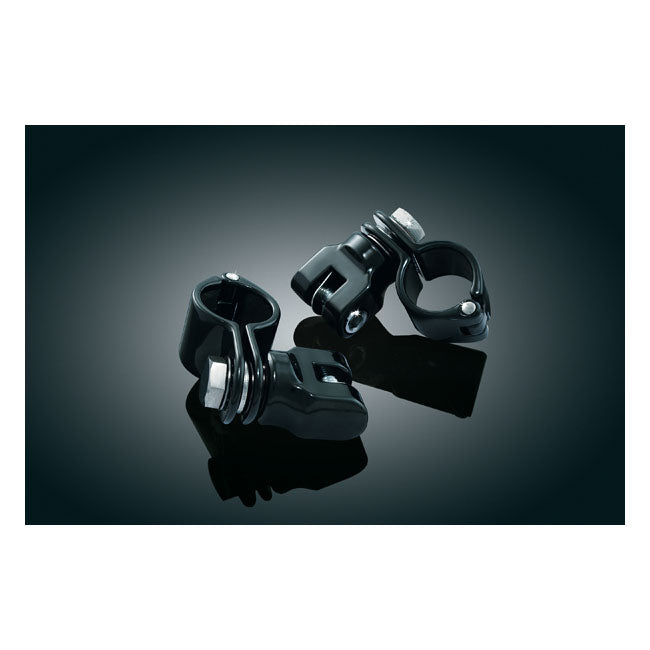 Kuryakyn, Magnum cruise peg mounts 1-1/4" (32mm). Black