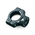 Kuryakyn, Side mount license plate clamp — 86-17 Softails (excl. 08-11 FXCW/C; 2009 FXSTSSE; 13-17 FXSB; 13-14 FXSBSE; 16-17 FXSE) without Kuryakyn swingarm covers
