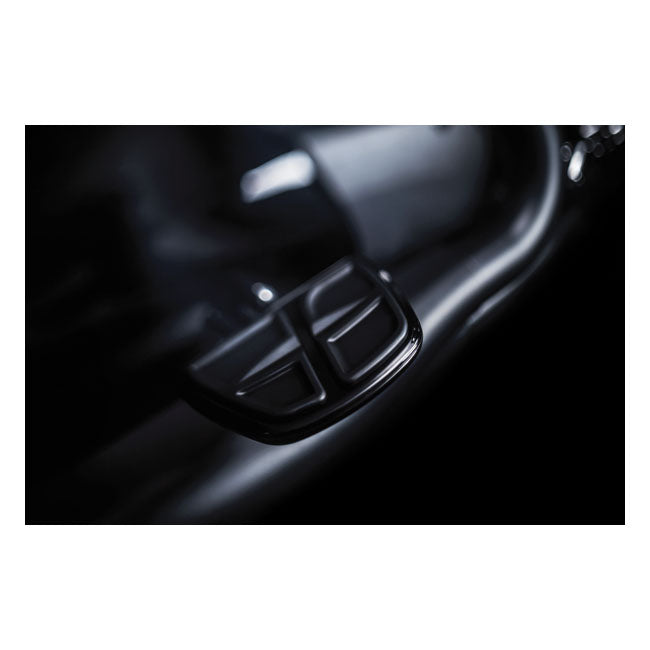 Kuryakyn, Kinetic mini floorboard set. Gloss black — 542825