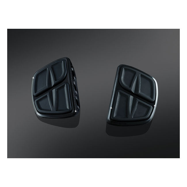 Kuryakyn, Kinetic mini floorboard set. Gloss black — 542825