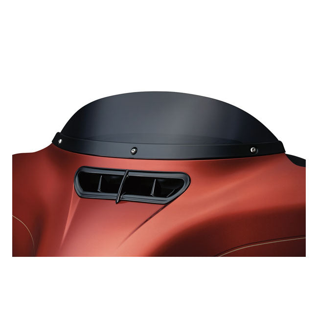 Kuryakyn, Smooth windshield trim. Gloss black